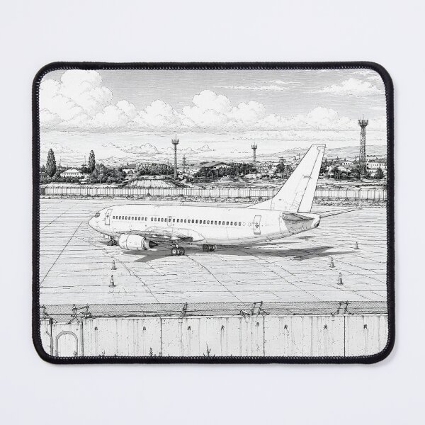 Item preview, Commercial Airplane at Airport designed and sold by EMairplanes.