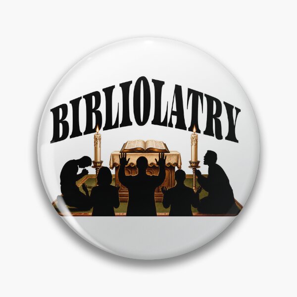 Item preview, Bibliolatry Christian Satire Design | Deconstruction Theology Art | Religious Humor Graphic | Exvangelical Gift designed and sold by Alt Christian.