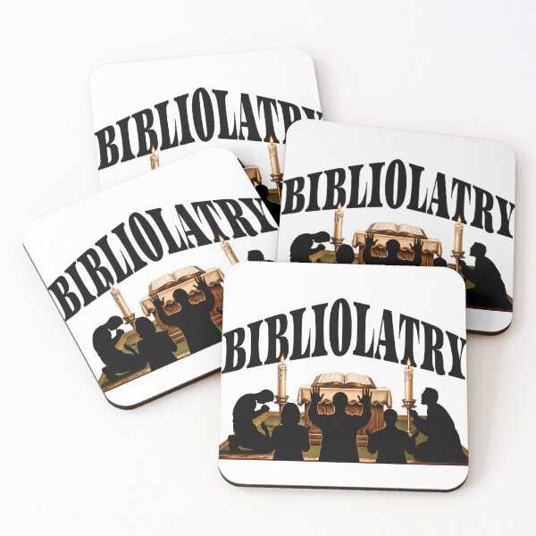 Item preview, Bibliolatry Christian Satire Design | Deconstruction Theology Art | Religious Humor Graphic | Exvangelical Gift designed and sold by Alt Christian.
