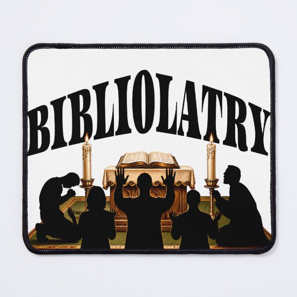 Item preview, Bibliolatry Christian Satire Design | Deconstruction Theology Art | Religious Humor Graphic | Exvangelical Gift designed and sold by Alt Christian.