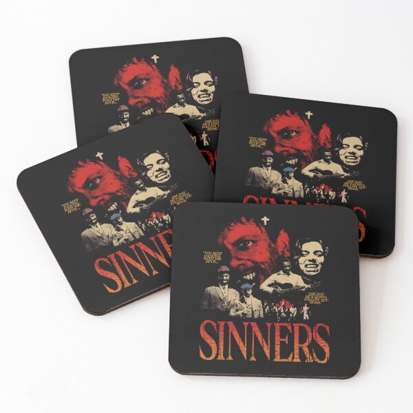 Item preview, Sinners Vintage Horror Movie Fan Distressed Gothic Art designed and sold by jinajinawoodood.