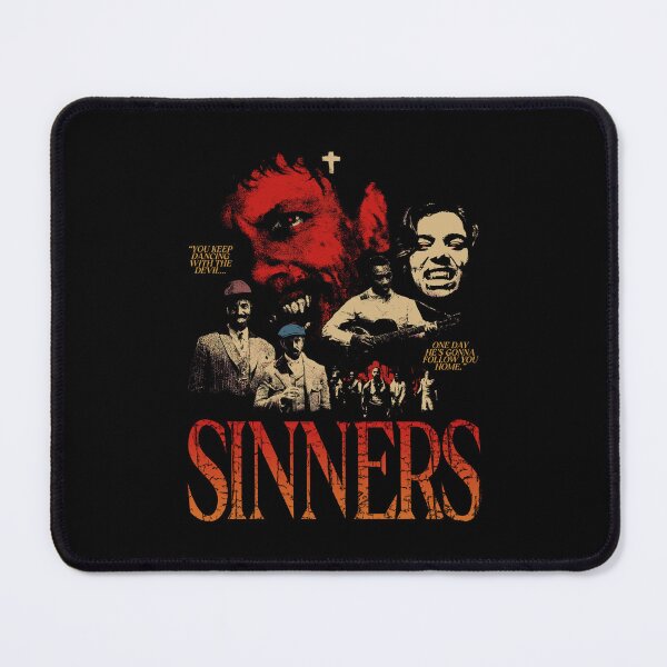 Item preview, Sinners Vintage Horror Movie Fan Distressed Gothic Art designed and sold by jinajinawoodood.