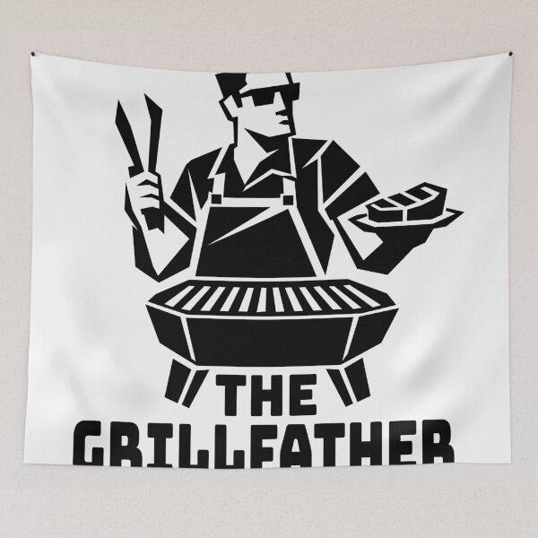 Item preview, The Grillfather – Funny BBQ Dad Gift designed and sold by quibrak.