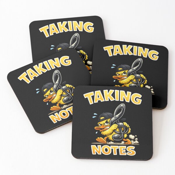 Item preview, Taking Notes Funny Music Duck Design designed and sold by TeeTimeTreasure.
