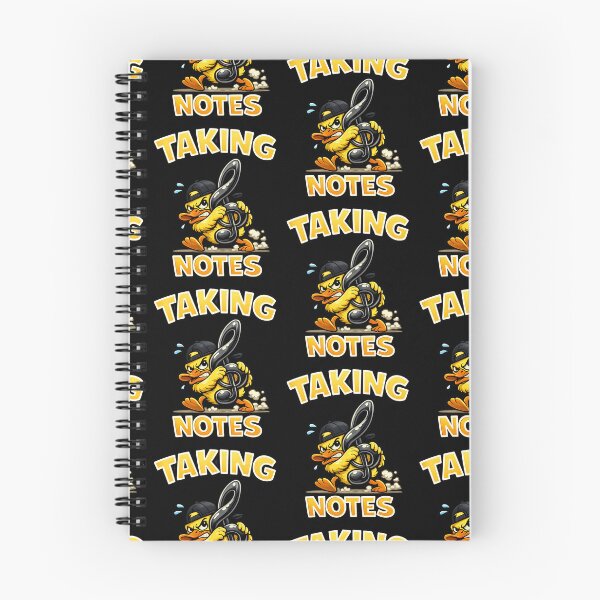 Item preview, Taking Notes Funny Music Duck Design designed and sold by TeeTimeTreasure.