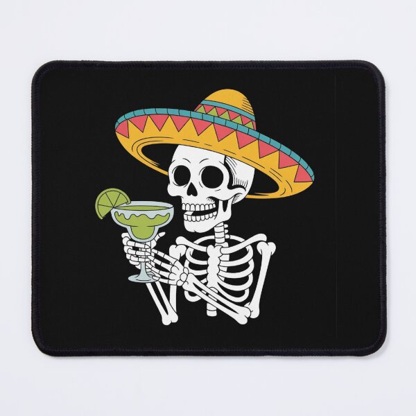 Item preview, Festive Skeleton Drinking Margarita Funny Mexican Fiesta Design designed and sold by NatArtSA.