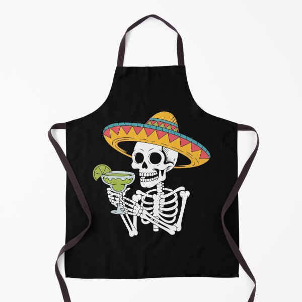 Item preview, Festive Skeleton Drinking Margarita Funny Mexican Fiesta Design designed and sold by NatArtSA.