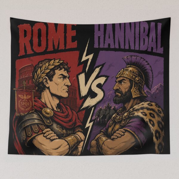 Item preview, Rome vs Hannibal Ancient War Parody designed and sold by Retr0Tshirts.