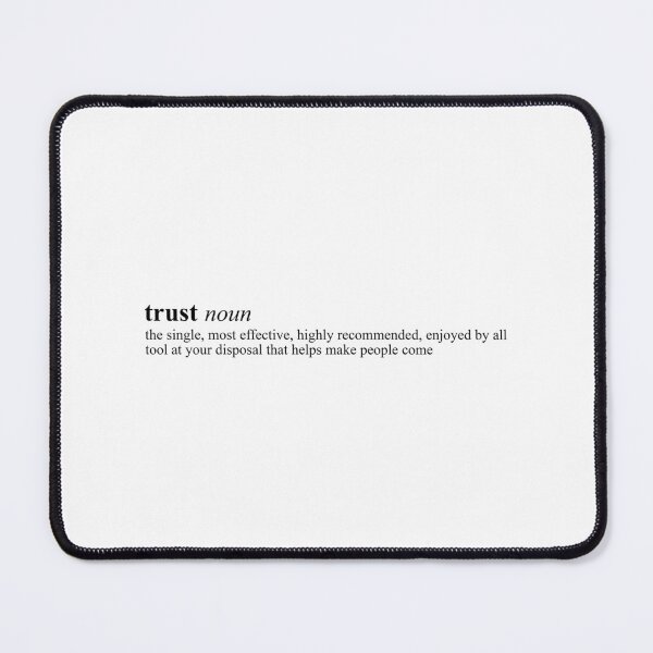 Item preview, Trust Definition - Off Campus - Black designed and sold by sosodesj.