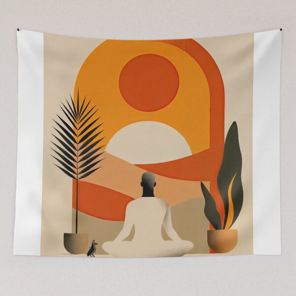Item preview, Wall Art - Postcard - Meditative Balance: Geometric Calm designed and sold by ForeverPrintsOK.