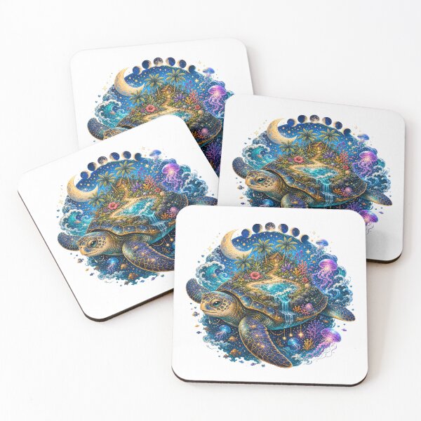 Item preview, Celestial Sea Turtle Island designed and sold by EveryMeme.