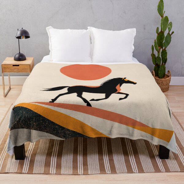 Item preview, Wall Art - Postcard - Running Free – Abstract Horse Sun designed and sold by ForeverPrintsOK.