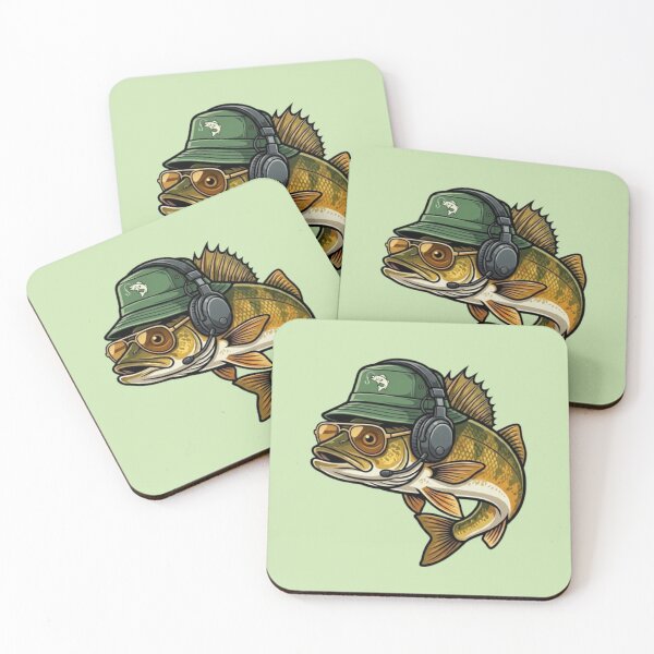 Item preview, Cool Bass Fish – Funny Aquatic Character Design designed and sold by Dogandesighn.