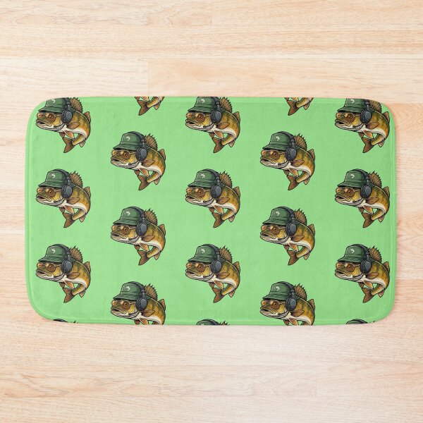 Item preview, Cool Bass Fish – Funny Aquatic Character Design designed and sold by Dogandesighn.