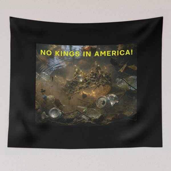Item preview, No Kings In America Anti King Political Humor designed and sold by JOCSTOCK.