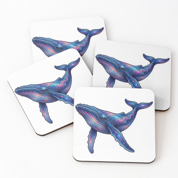 Item preview, Space Whale Surreal Cosmic Sticker designed and sold by ckartes100.
