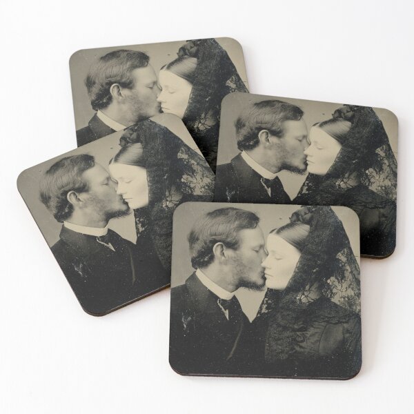 Item preview, Victorian Gothic Mourning Kiss designed and sold by SpecInkStudio.