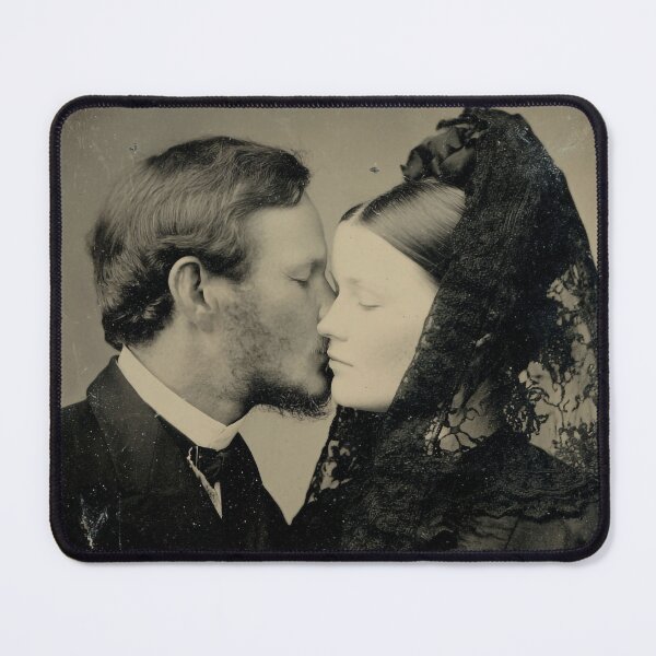Item preview, Victorian Gothic Mourning Kiss designed and sold by SpecInkStudio.