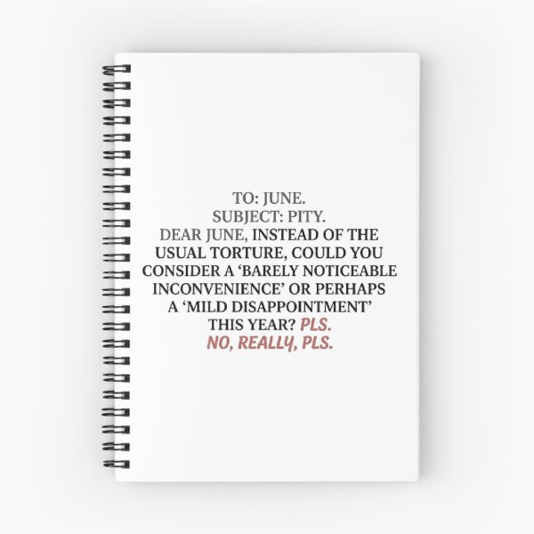 Item preview, June Please be Nice Funny Relatable Quote Letter Meme Tiktok designed and sold by SamiraArts.
