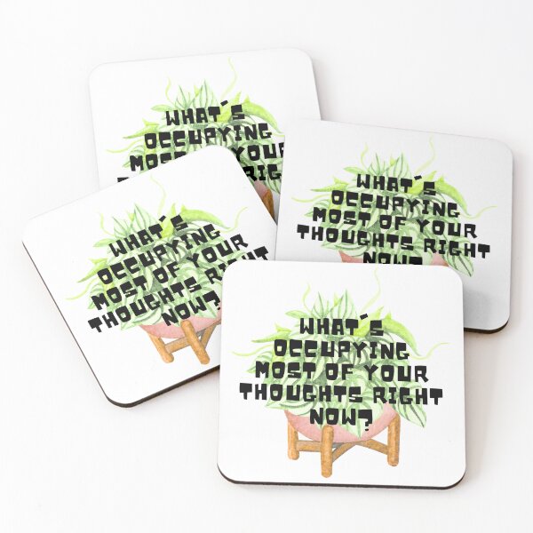 Item preview, What's occupying most of your thoughts right now? designed and sold by PlantSholic.