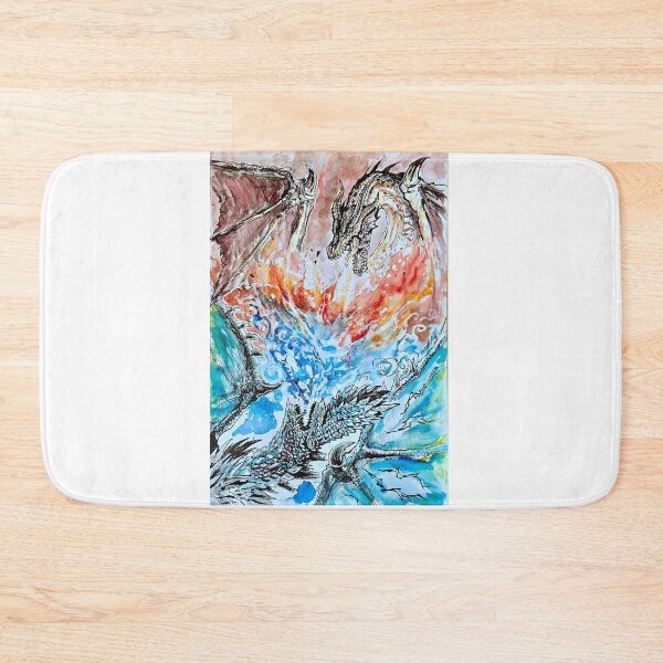 Item preview, Fatalis vs Alatreon Monster Hunter designed and sold by Inkhov Art.
