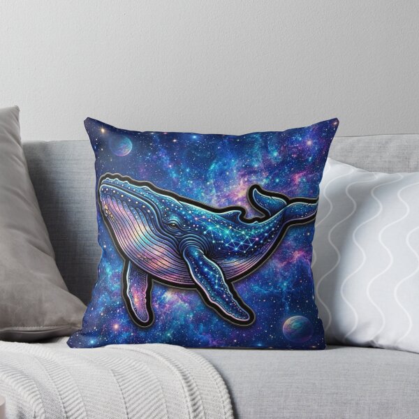 Item preview, Space Whale Surreal Cosmic Sticker designed and sold by ckartes100.