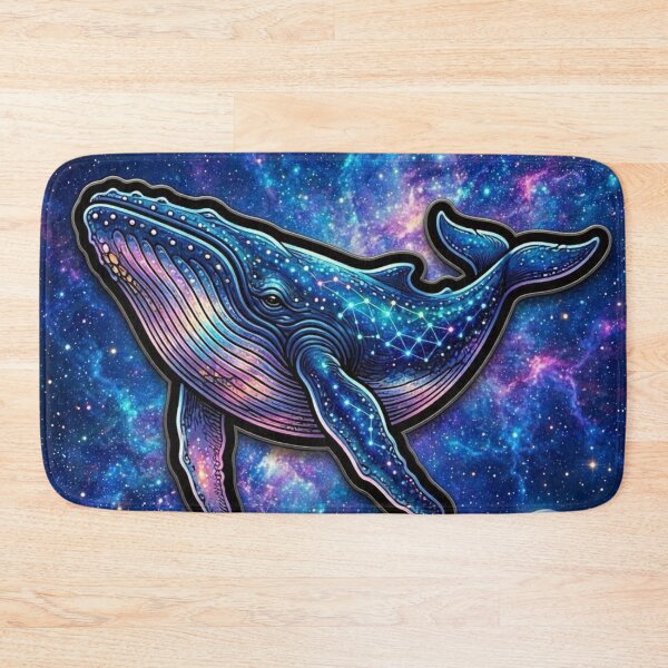 Item preview, Space Whale Surreal Cosmic Sticker designed and sold by ckartes100.