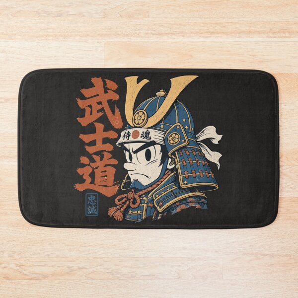 Item preview, Retro Cartoon Samurai Warrior designed and sold by AwesomeBeyondLimits.