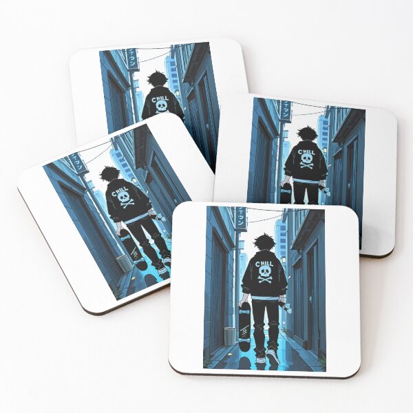 Item preview, Art - Character Urban Silhouette Anime Style designed and sold by AnimeShin.