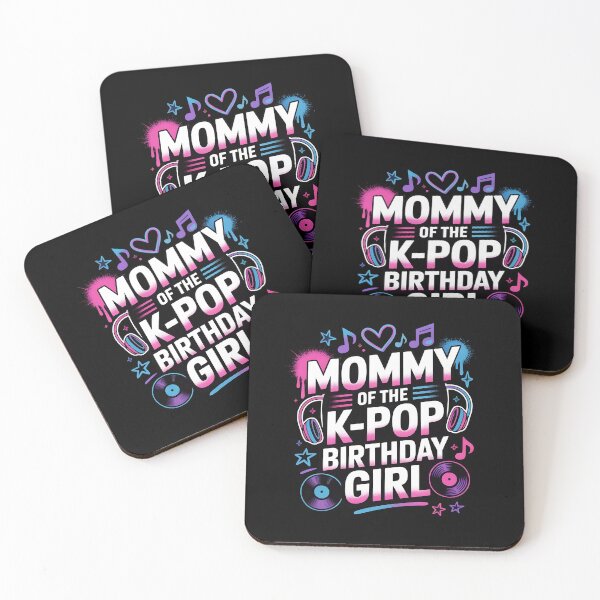 Item preview, Mommy of The K-Pop Birthday Girl Birthday Party Gift for Korean Pop Fans designed and sold by Redgiant87x.