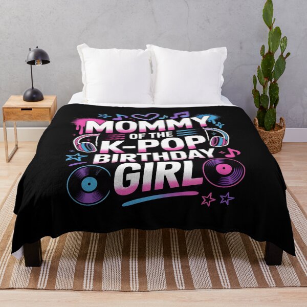 Item preview, Mommy of The K-Pop Birthday Girl Birthday Party Gift for Korean Pop Fans designed and sold by Redgiant87x.