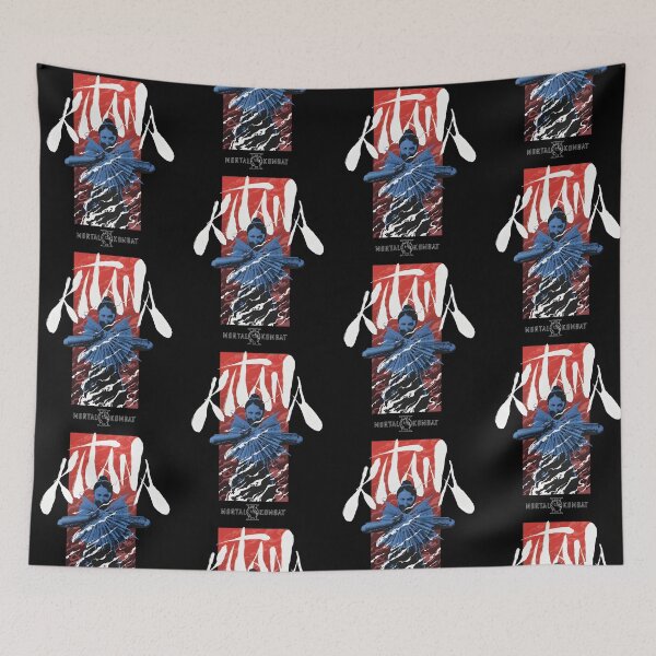 Item preview, Mortal Kombat - Kitana Fan Warrior Retro Gaming designed and sold by jinajinawoodood.