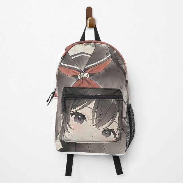 Item preview, Cute Goth Anime Girl in Red and Black Sailor Uniform designed and sold by HezeOtakuArt.
