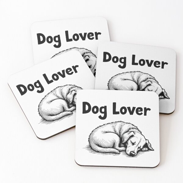Item preview, Dog Lover, art print, dog sleeping designed and sold by barbastyle.