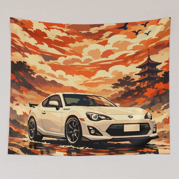 Item preview, The GT86 Red Sun Rising designed and sold by rogue-design.
