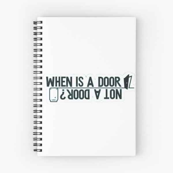 Item preview, when is a door not a door  designed and sold by MythicalMarket.