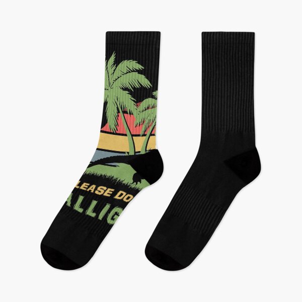 Item preview, Please Don't Pet My Alligator Tropical Sunset designed and sold by marke770.