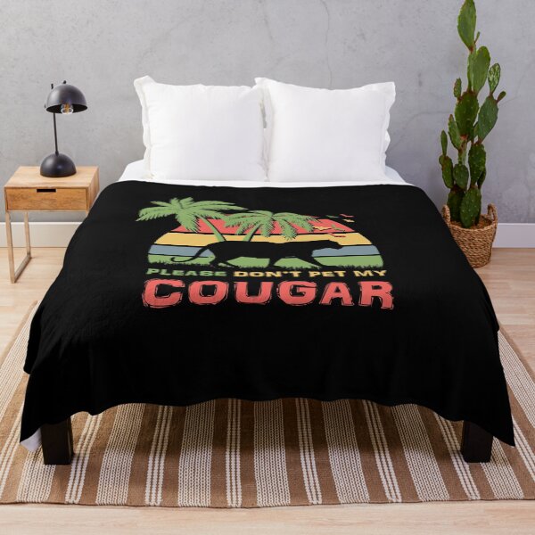 Item preview, Please Don't Pet My Cougar Funny Retro Sunset designed and sold by marke770.