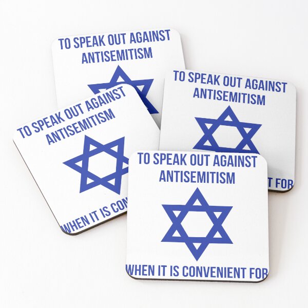 Item preview, You can count on people to speak out against antisemitism when… designed and sold by Rachel the Artist .