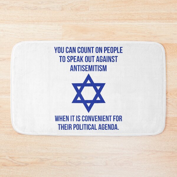 Item preview, You can count on people to speak out against antisemitism when… designed and sold by Rachel the Artist .