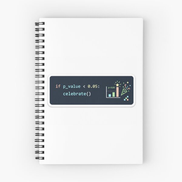 Item preview, If P Value Less Than 0.05 Celebrate Sticker designed and sold by HypatiaLab.