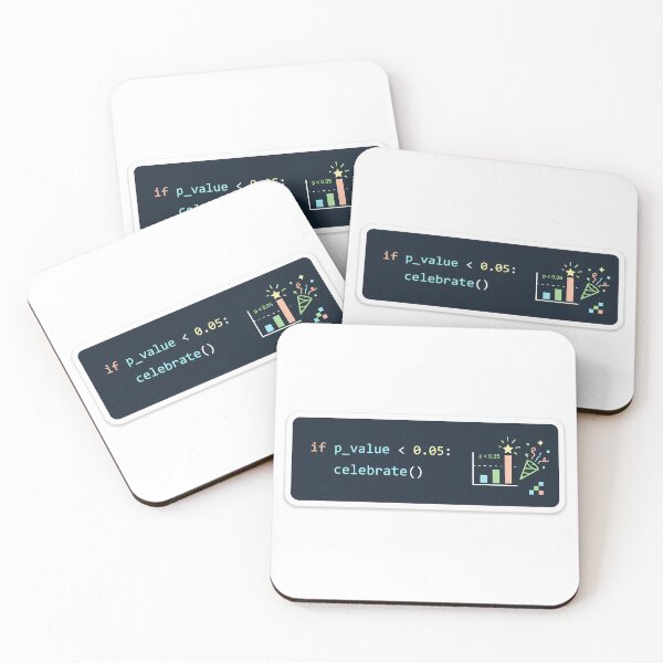 Item preview, If P Value Less Than 0.05 Celebrate Sticker designed and sold by HypatiaLab.
