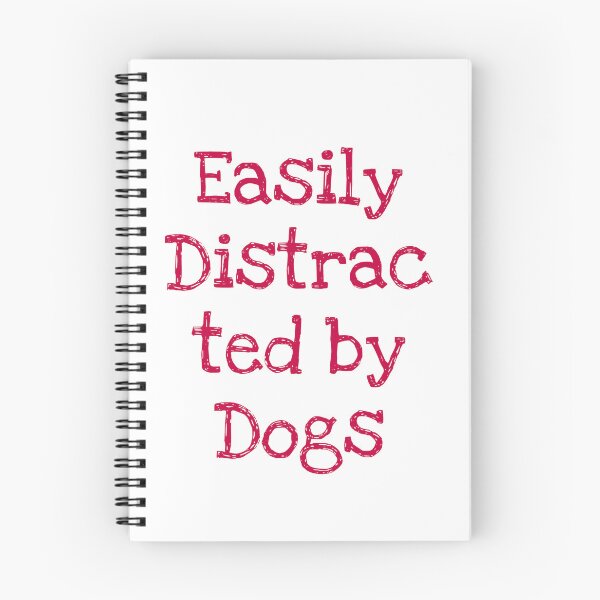 Item preview, Easily Distracted by Dogs | Funny Dog Lover Gift Design designed and sold by pawfectdesign18.