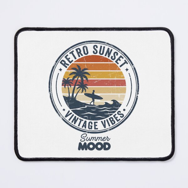 Item preview, Retro Vintage Sunset Aesthetic Design 80s inspired Retro Sun designed and sold by badis amroune.