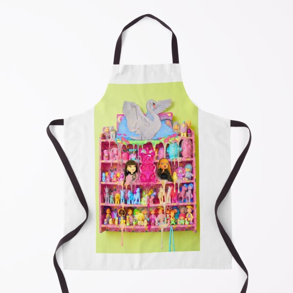 Item preview, Vibrant Vintage Toy Shelf Aesthetic (or Neon Kawaii Doll Collection Collage) designed and sold by y2kponyclub.