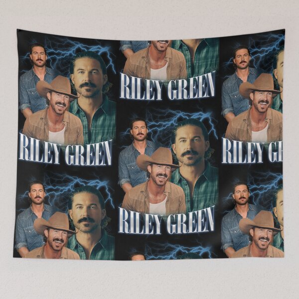 Item preview, Riley Green Retro Style designed and sold by deluluhaze.