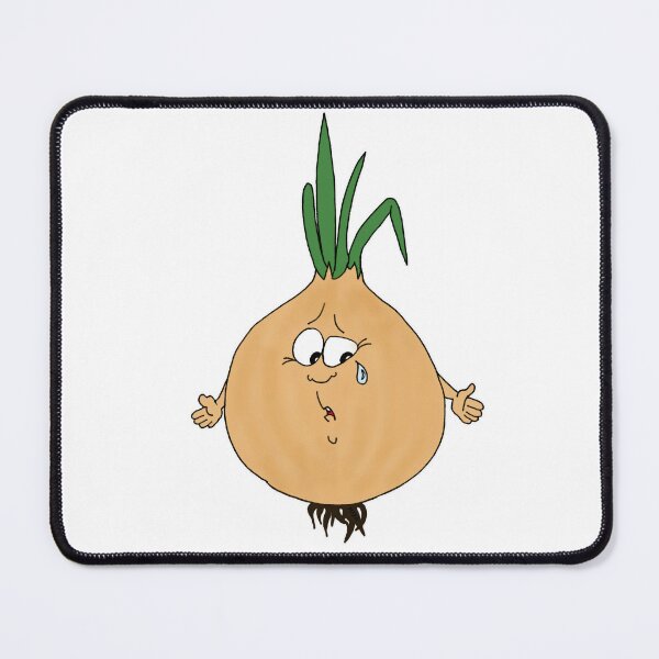 Item preview, Funny Onion Crying Quirky Veggie Gang Cartoon – Cute Kawaii Food Sticker Meme Art designed and sold by MyxaART.