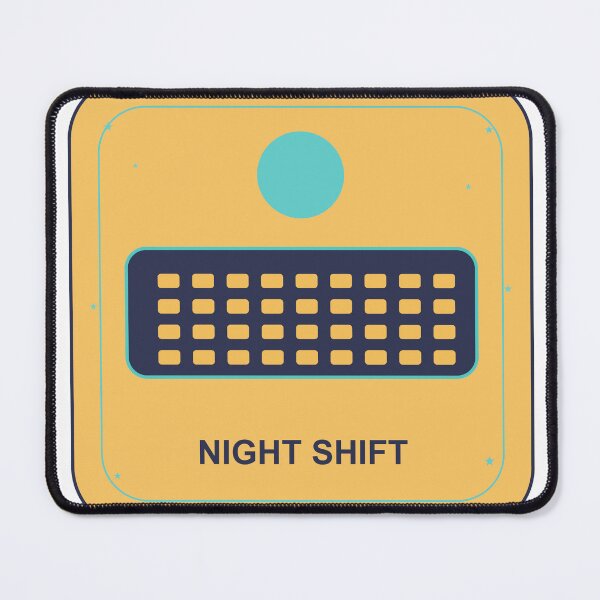 Item preview, Retro Keyboard Night Shift designed and sold by EveryMeme.