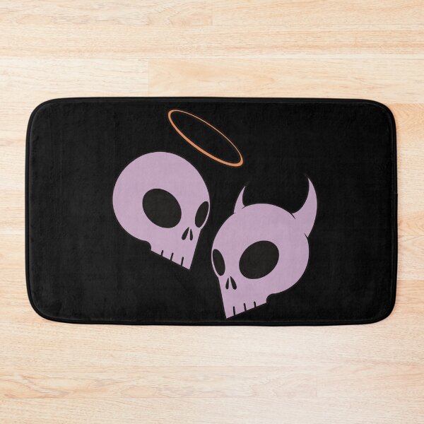 Item preview, Pink Angel and devil skulls designed and sold by AngelPainter.
