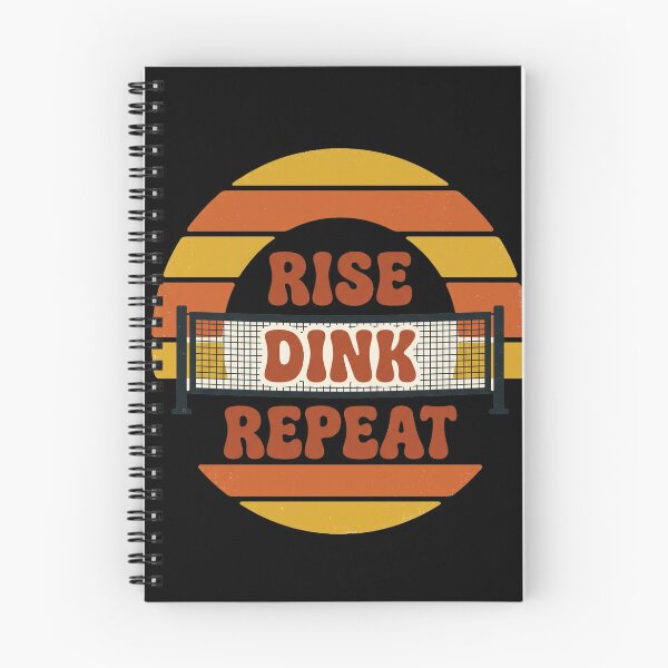 Item preview, Rise Dink Repeat Retro Pickleball Lifestyle Design designed and sold by Trendy Valley .
